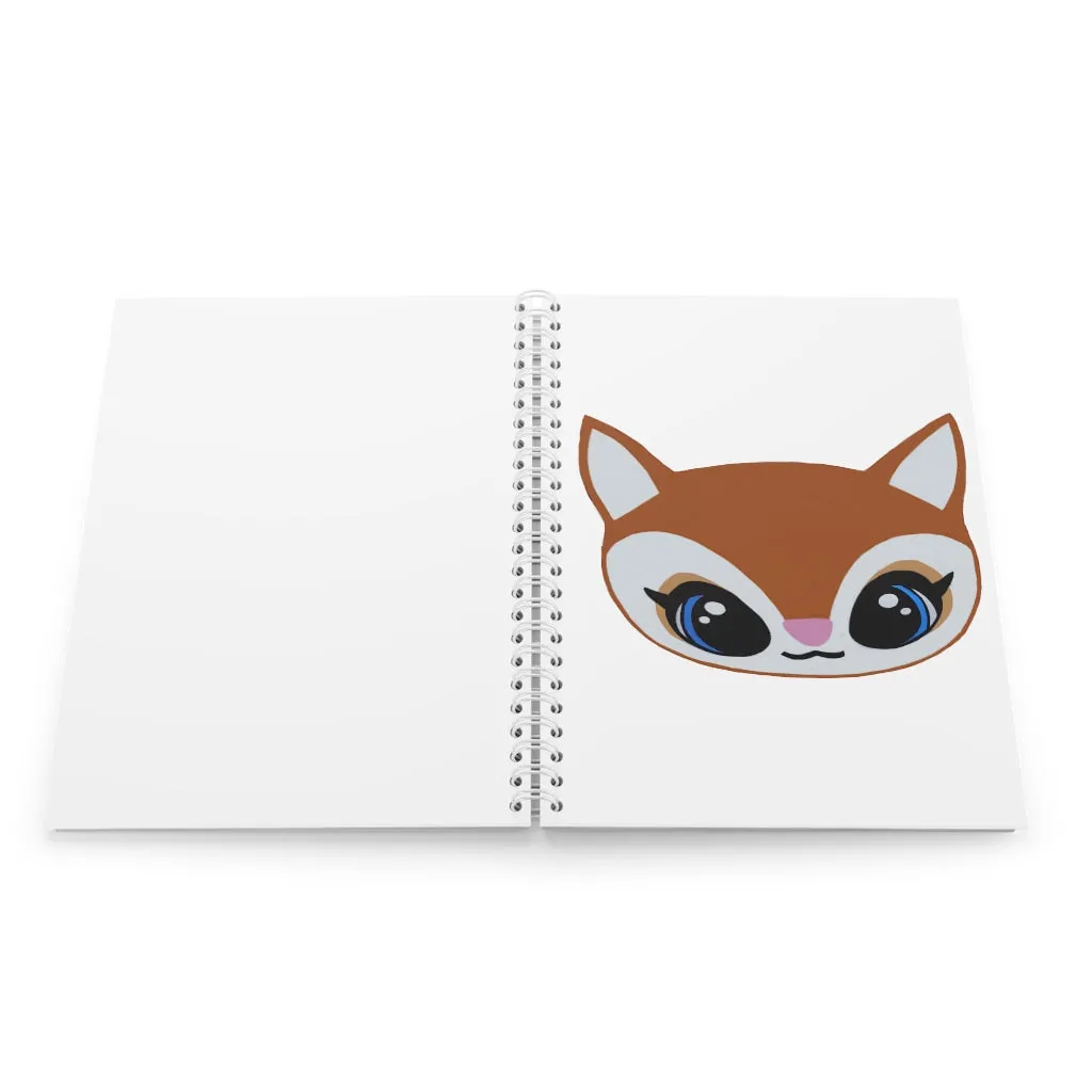 Brown Deer Head Spiral Notebook