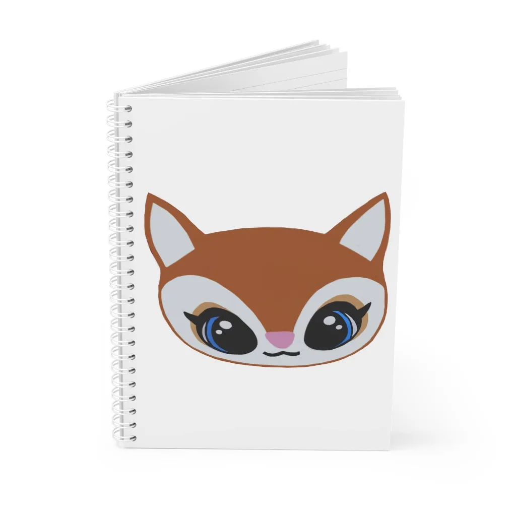 Brown Deer Head Spiral Notebook