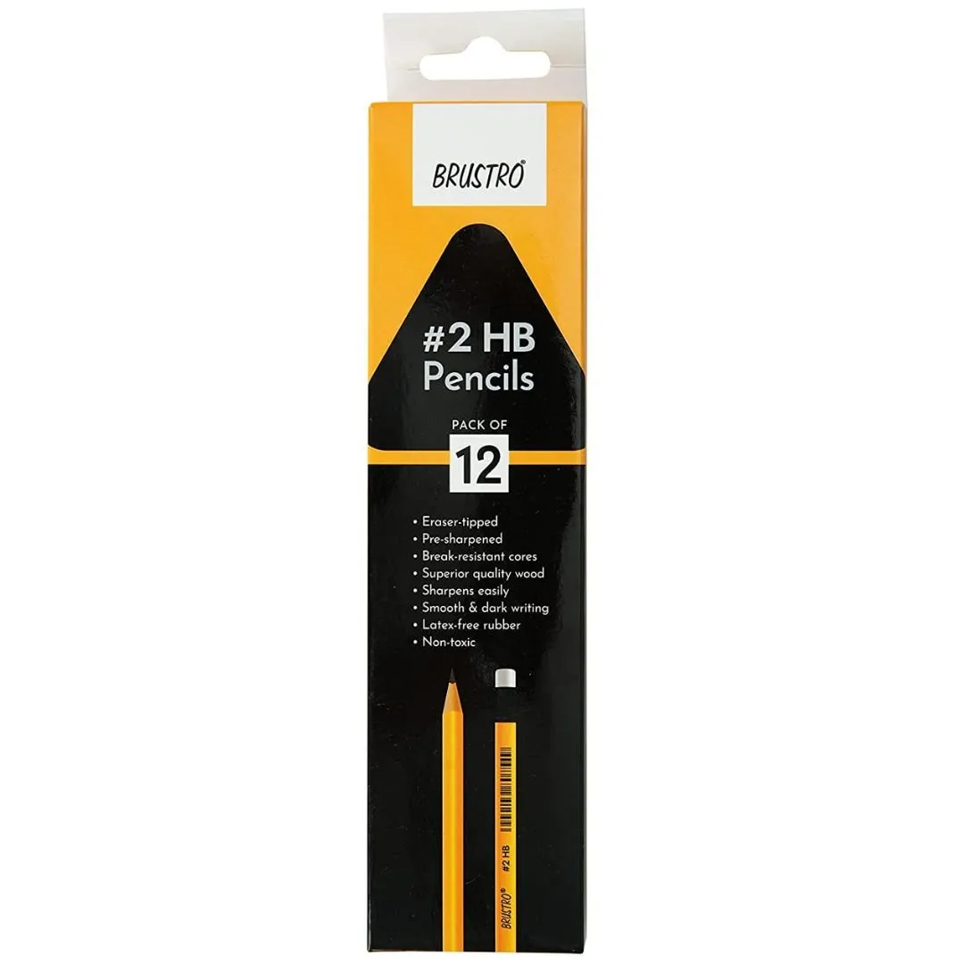 Brustro 2HB Pencils (Pack Of 12)