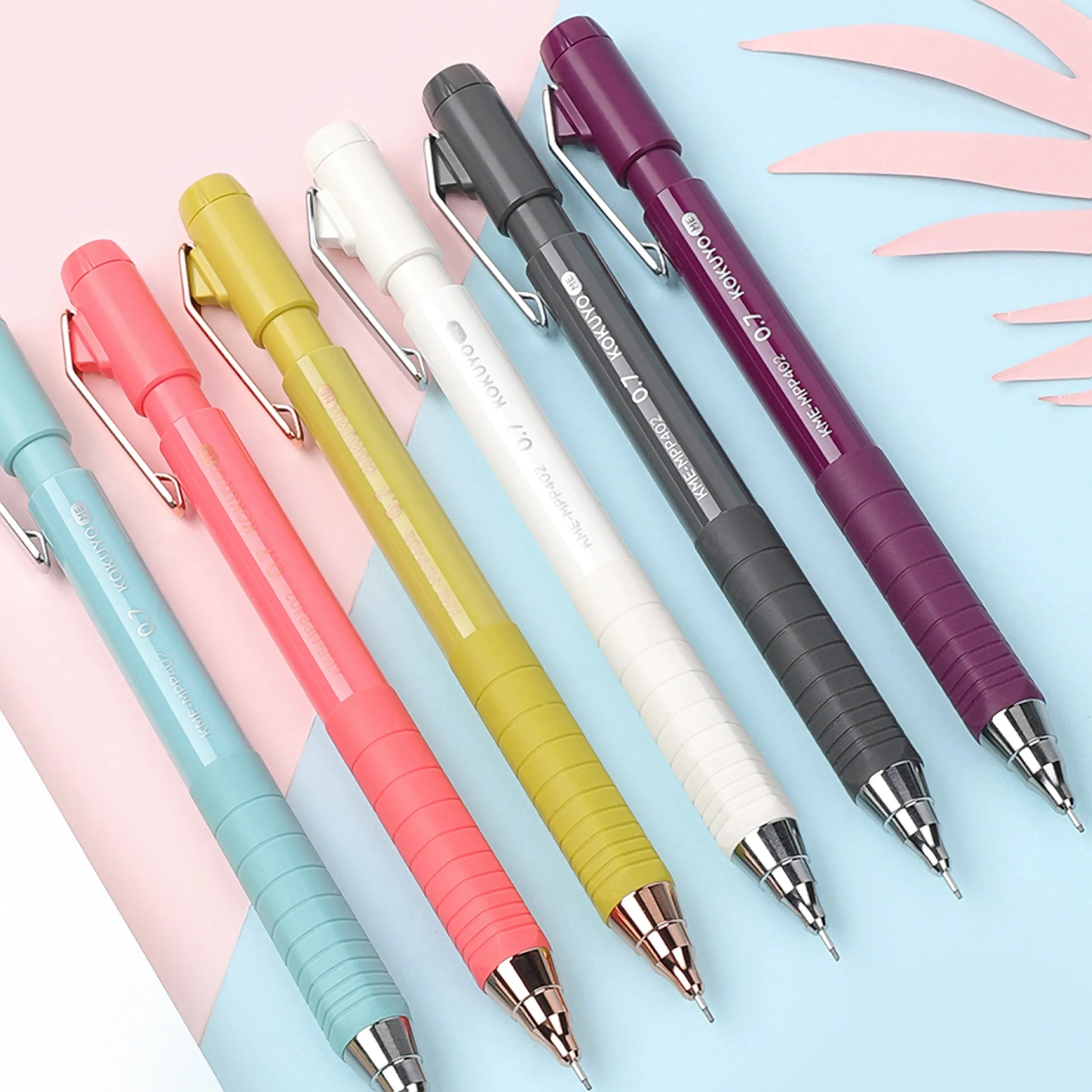 CHIC PLUM 0.7mm Single Pencil or Set | Kokuyo "ME" Series Retractable Pencil