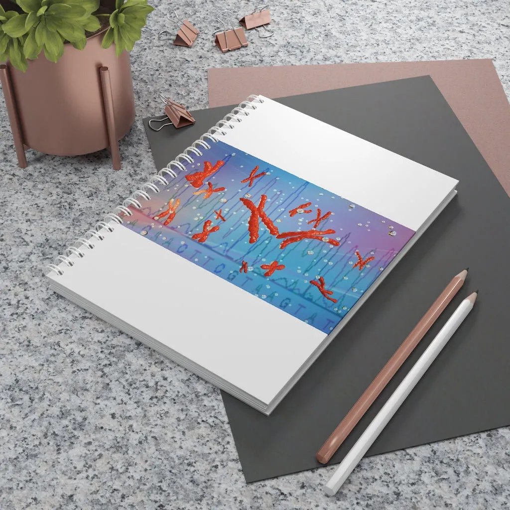 Chromosomes Spiral Notebook