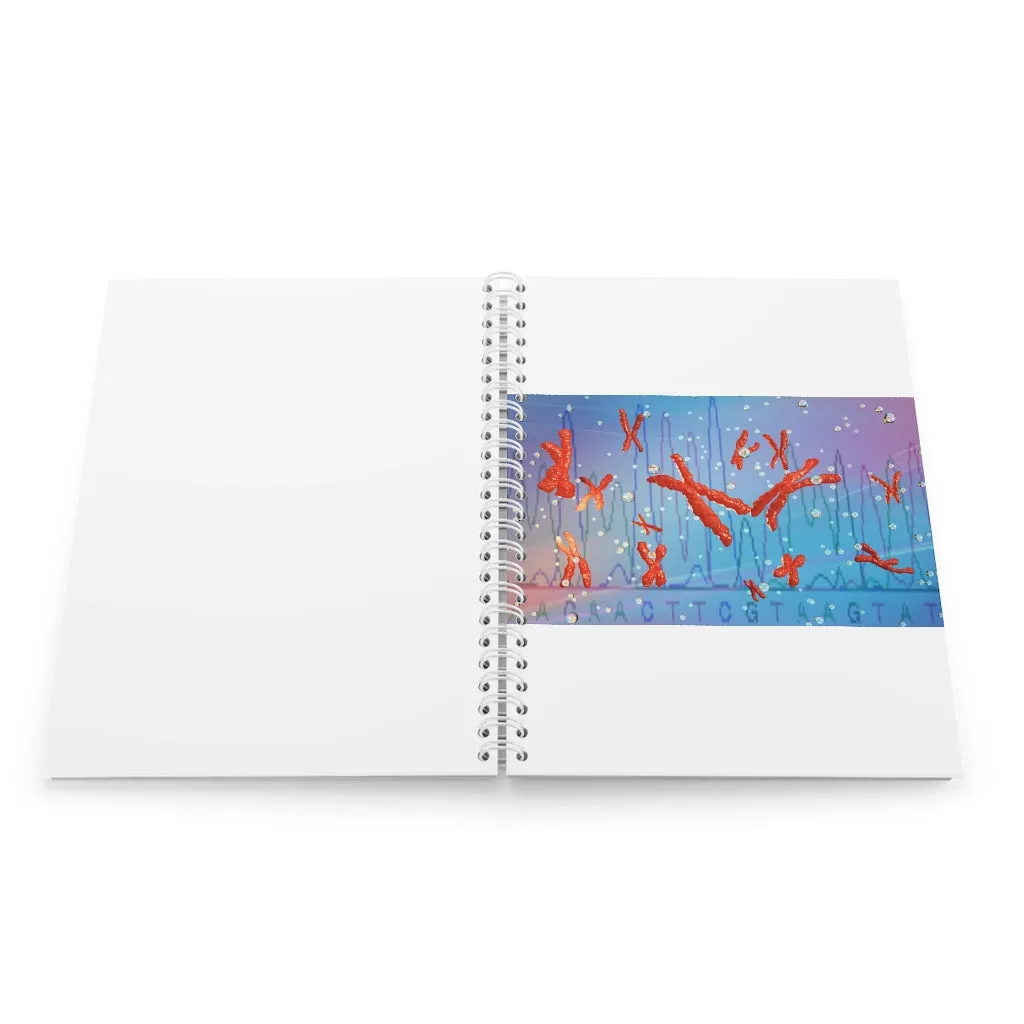 Chromosomes Spiral Notebook