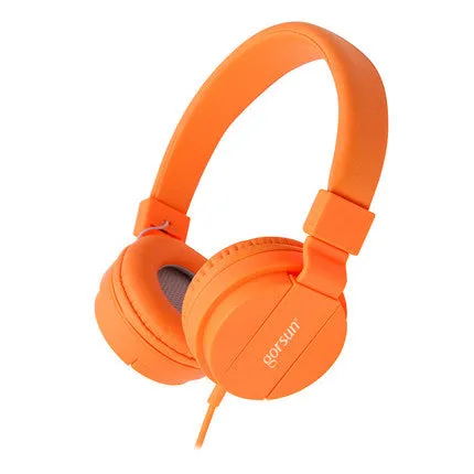 DEEP BASS Headphones Earphones 3.5mm AUX Foldable Portable Adjustable Gaming Headset For Phones MP3 MP4 Computer PC Music Gift