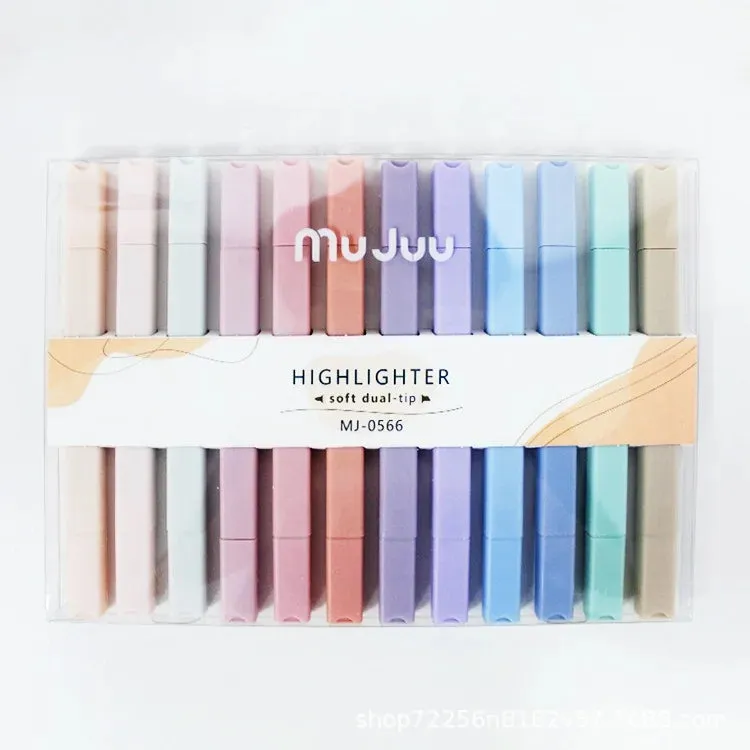 Double Head Pastel Color Highlighters