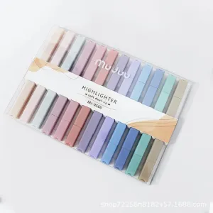 Double Head Pastel Color Highlighters