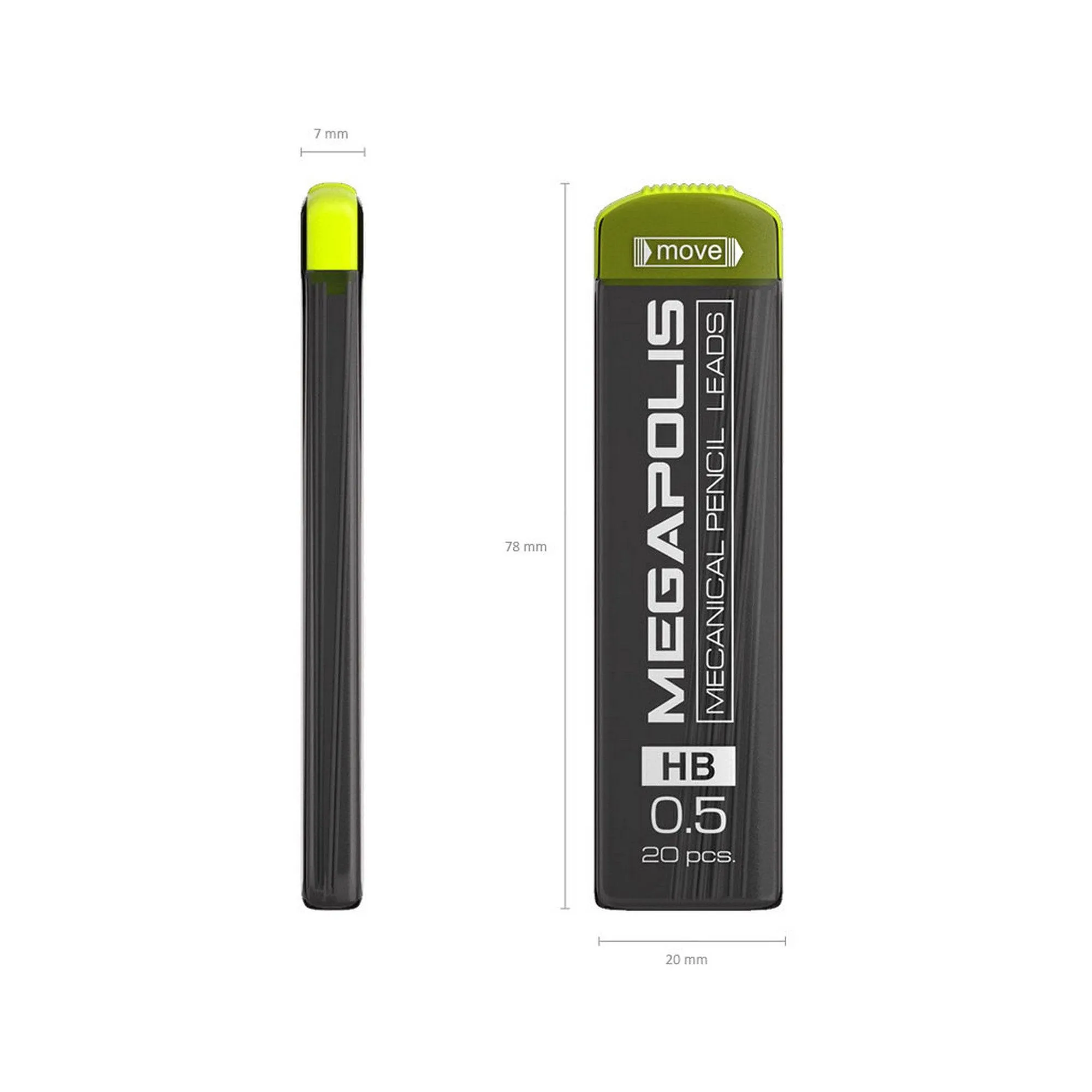 ErichKrause MEGAPOLIS Concept Leads for mechanical pencils 0.5 mm