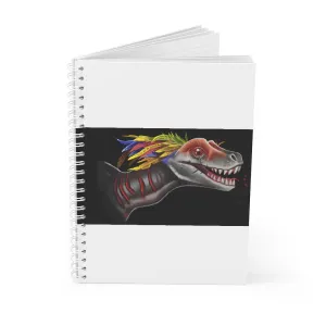 Feathered Raptor Spiral Notebook