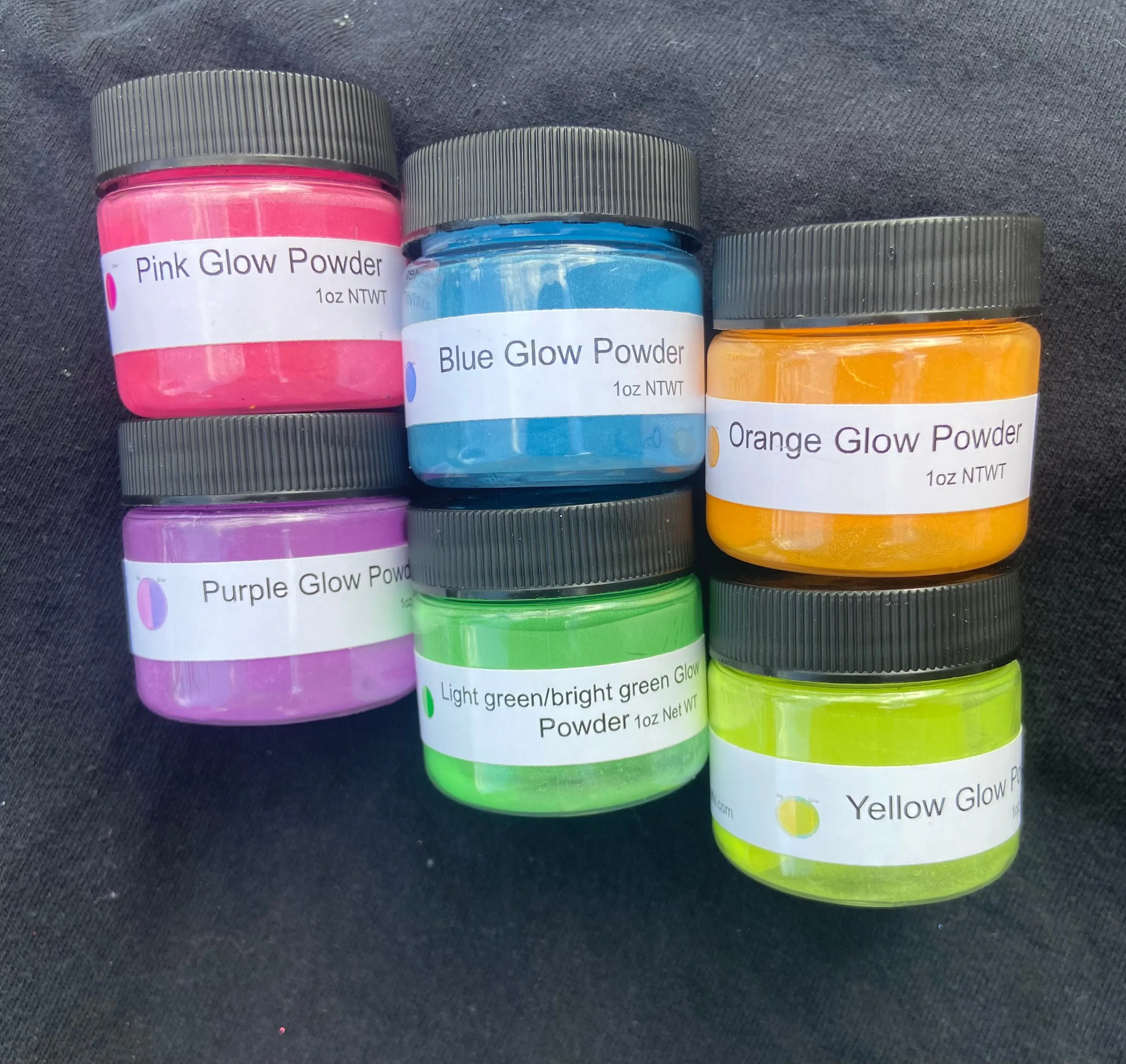 Full of COLOR neon pigment & glow powder set