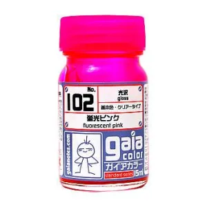 Gaia Notes 102 Fluorescent Pink Lacquer Paint 15ml