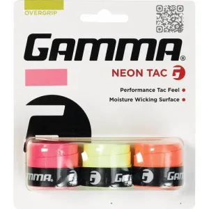 Gamma Neon Tac Tennis Overgrip - 3 Pack