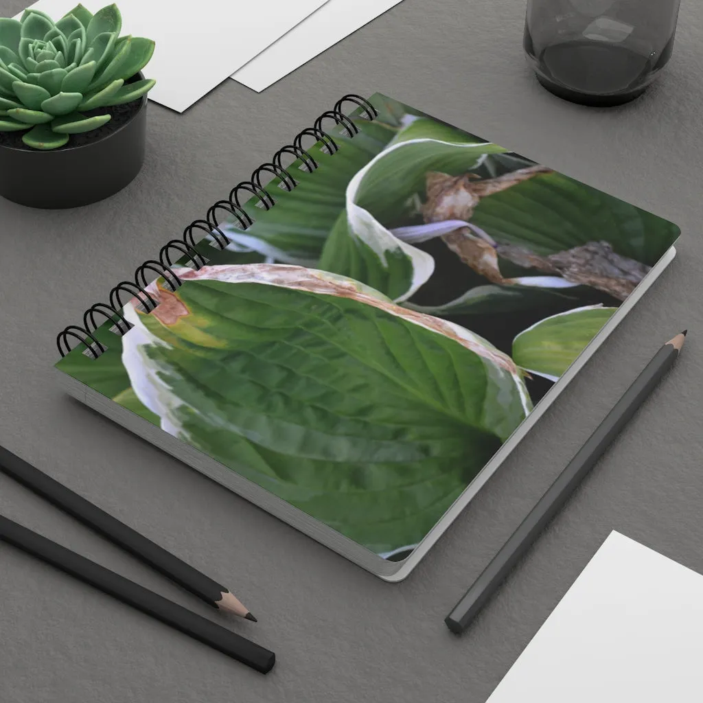 Green Leaves Spiral Bound Journal