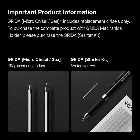 Gunprimer Micro Chisel for Grida (2pcs)