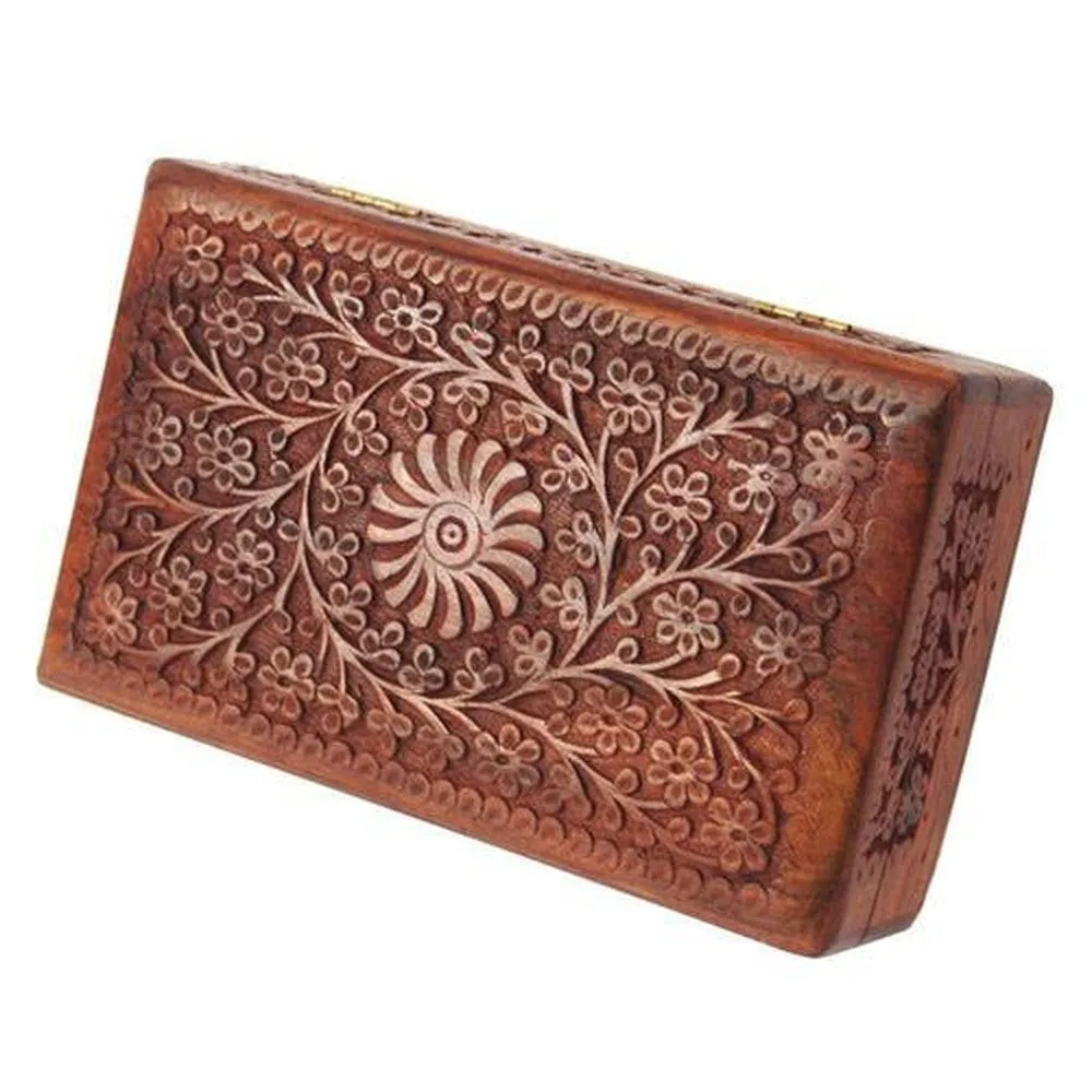 Handmade Wooden Jewellery Box for Women Wood Jewel Organizer