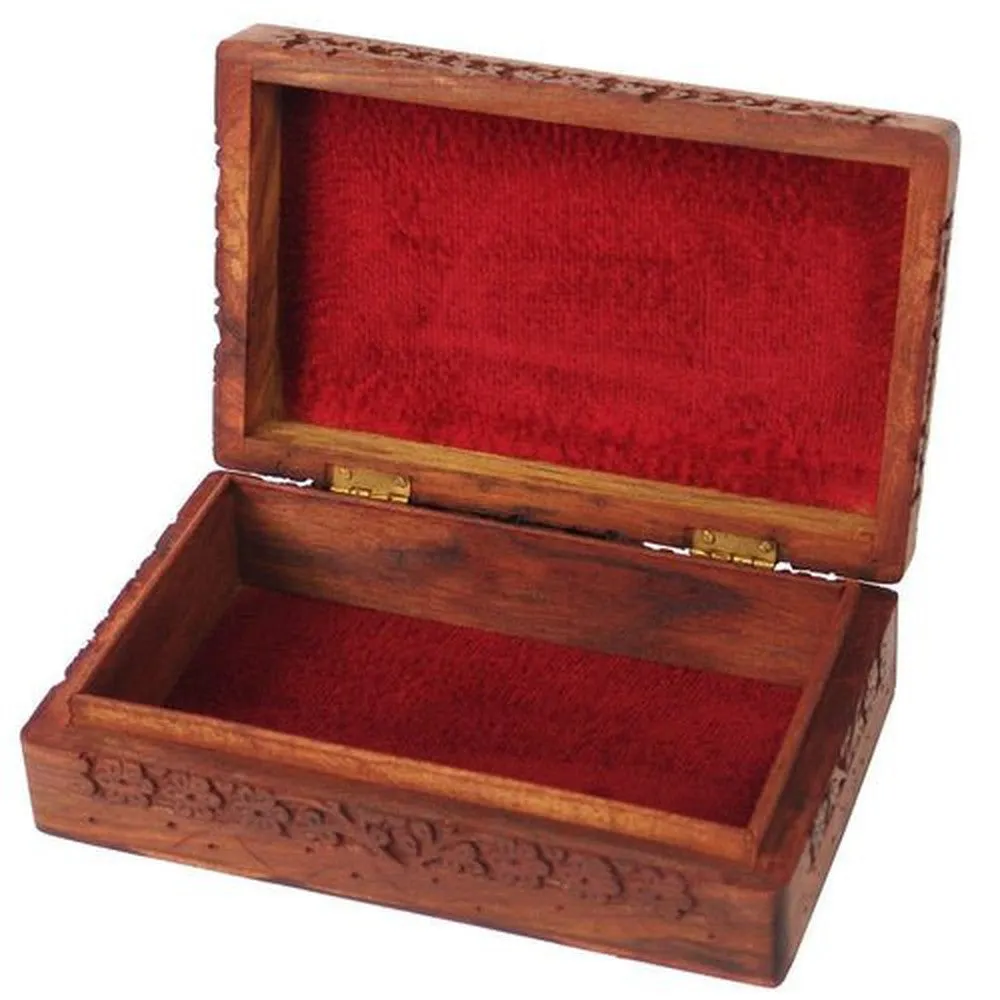 Handmade Wooden Jewellery Box for Women Wood Jewel Organizer