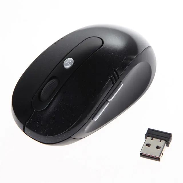 Hot Sale Portable Optical Wireless Computer Mouse USB Receiver RF 2.4G For Desktop & Laptop PC Computer Peripherals High Quality