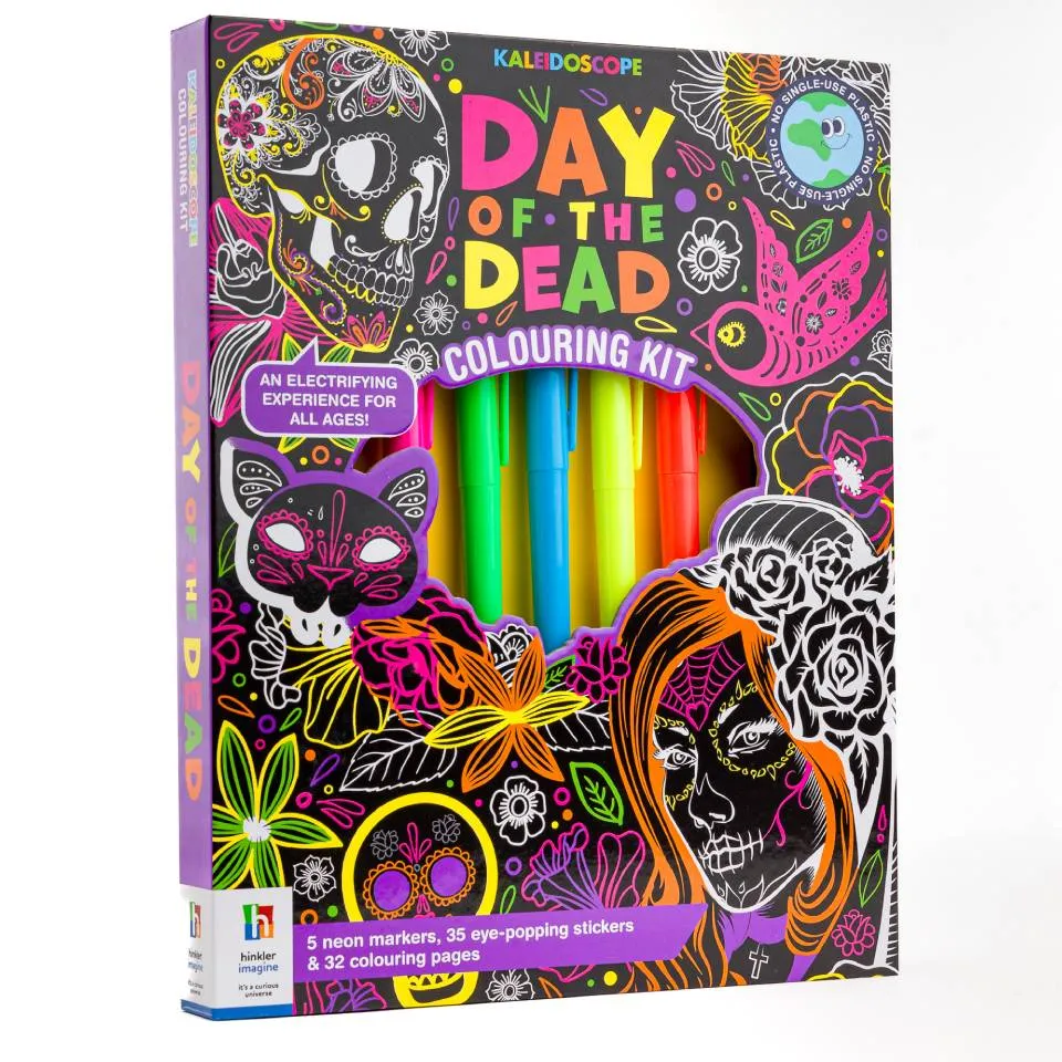 Kaleidoscope Colouring Kit: Day of the Dead