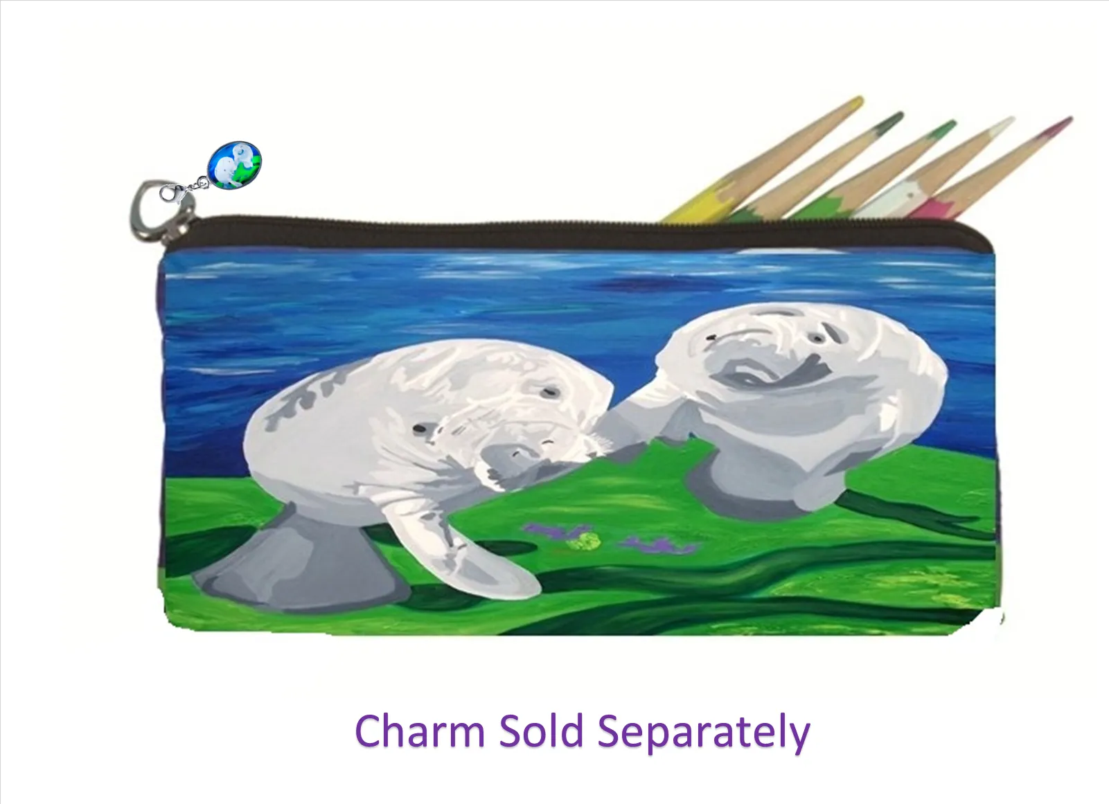 Manatee Kitten Pencil Bag- Tanio Curiosity