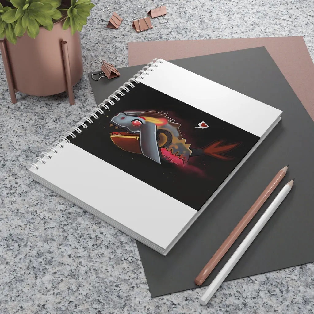 Mecha Whale Strider Spiral Notebook