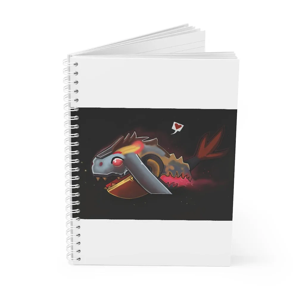 Mecha Whale Strider Spiral Notebook