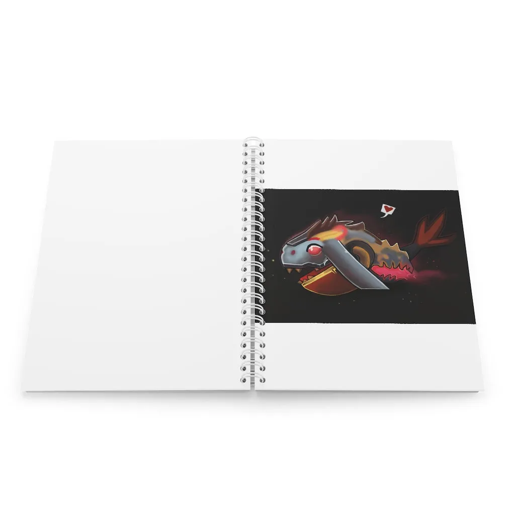 Mecha Whale Strider Spiral Notebook