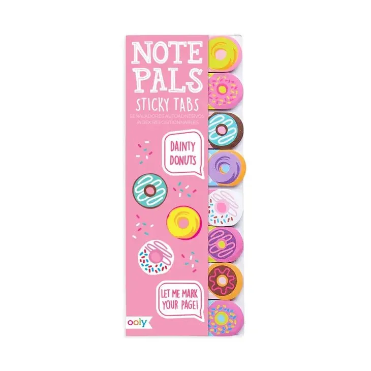 Ooly Note Pals Sticky Tabs - Dainty Donuts