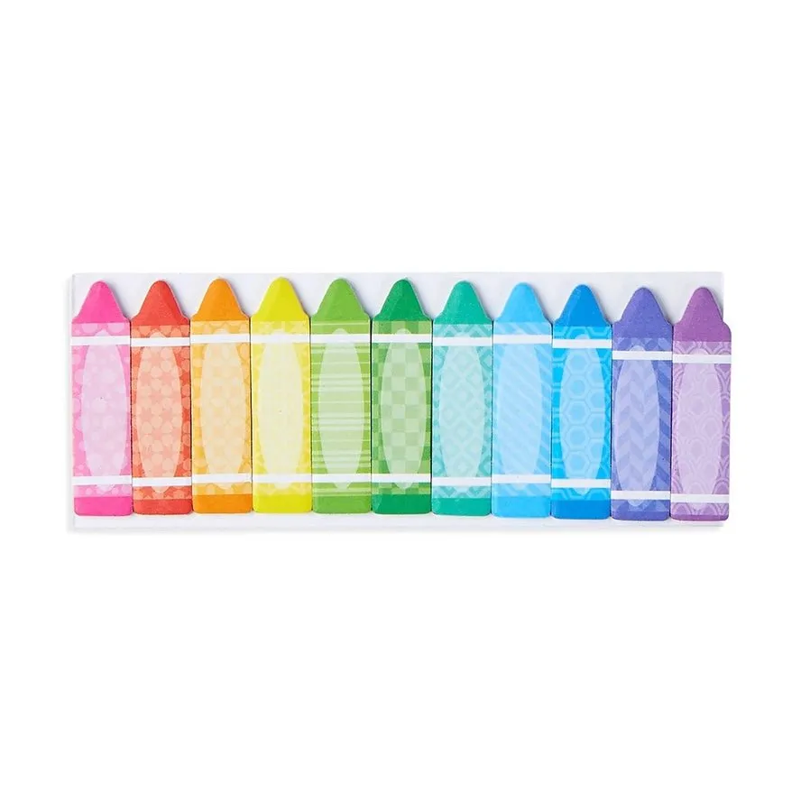 Ooly Note Pals Sticky Tabs - Rainbow Crayons