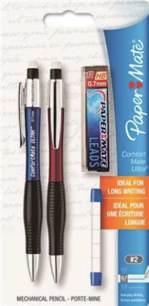 Paper Mate Comfortmate Ultra Pencil Starter Set Ast Brl; 0.70 Mm Ref