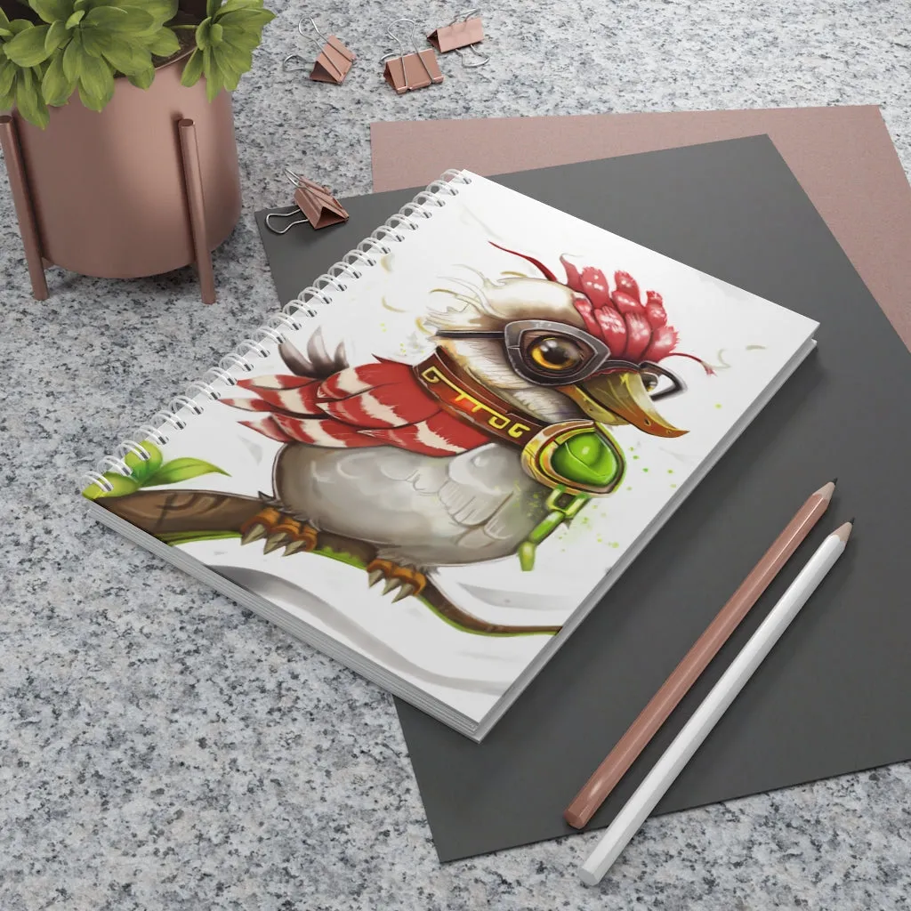 Pete the Sweet Little Bird Spiral Notebook