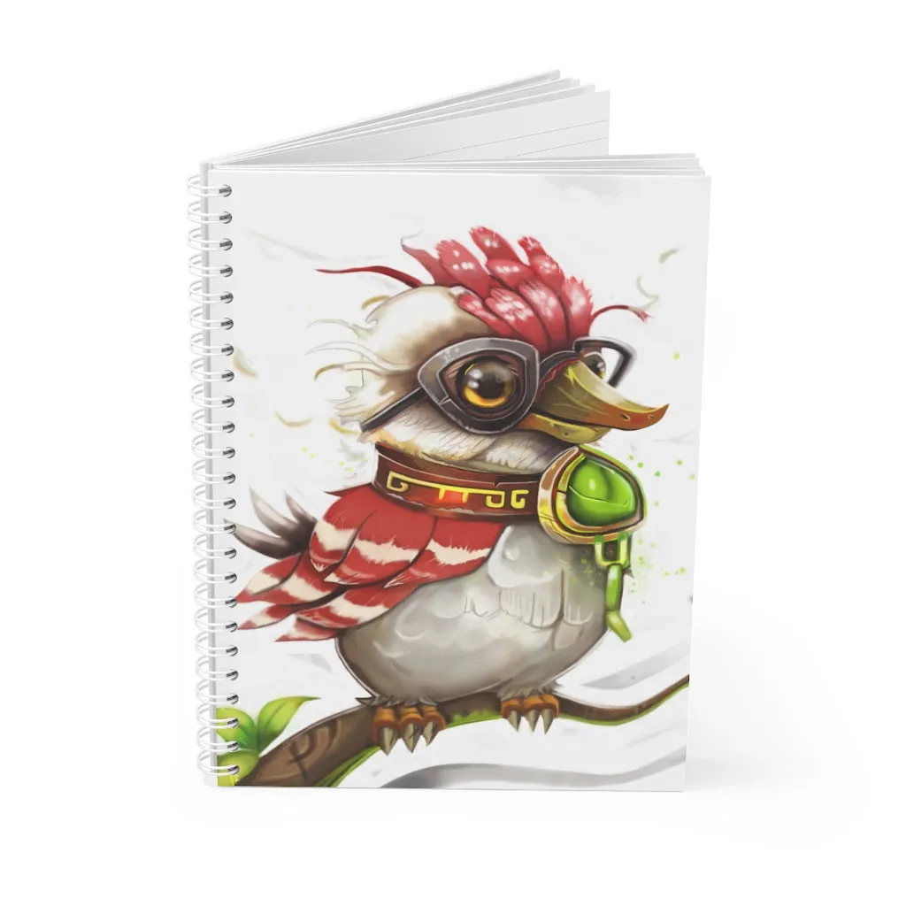 Pete the Sweet Little Bird Spiral Notebook