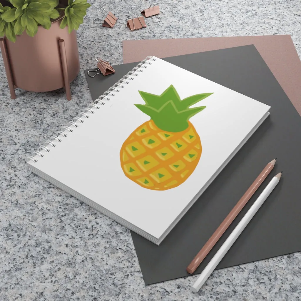 Pineapple Spiral Notebook