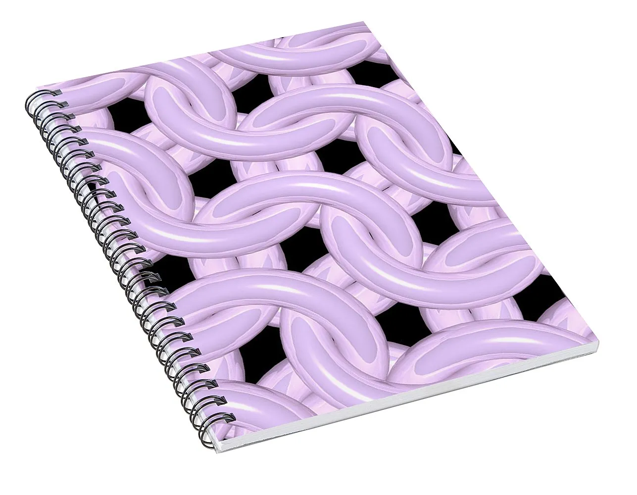 Pink Candy Maille Spiral Notebook