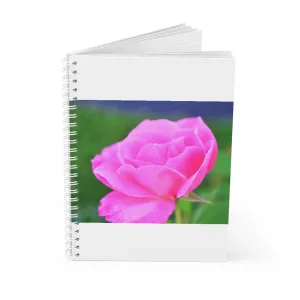 Pink Flower Spiral Notebook