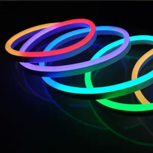 RGB Neon Flex 10x20mm 48V 10x20mm IP67 Waterproof 12.5cm Cut