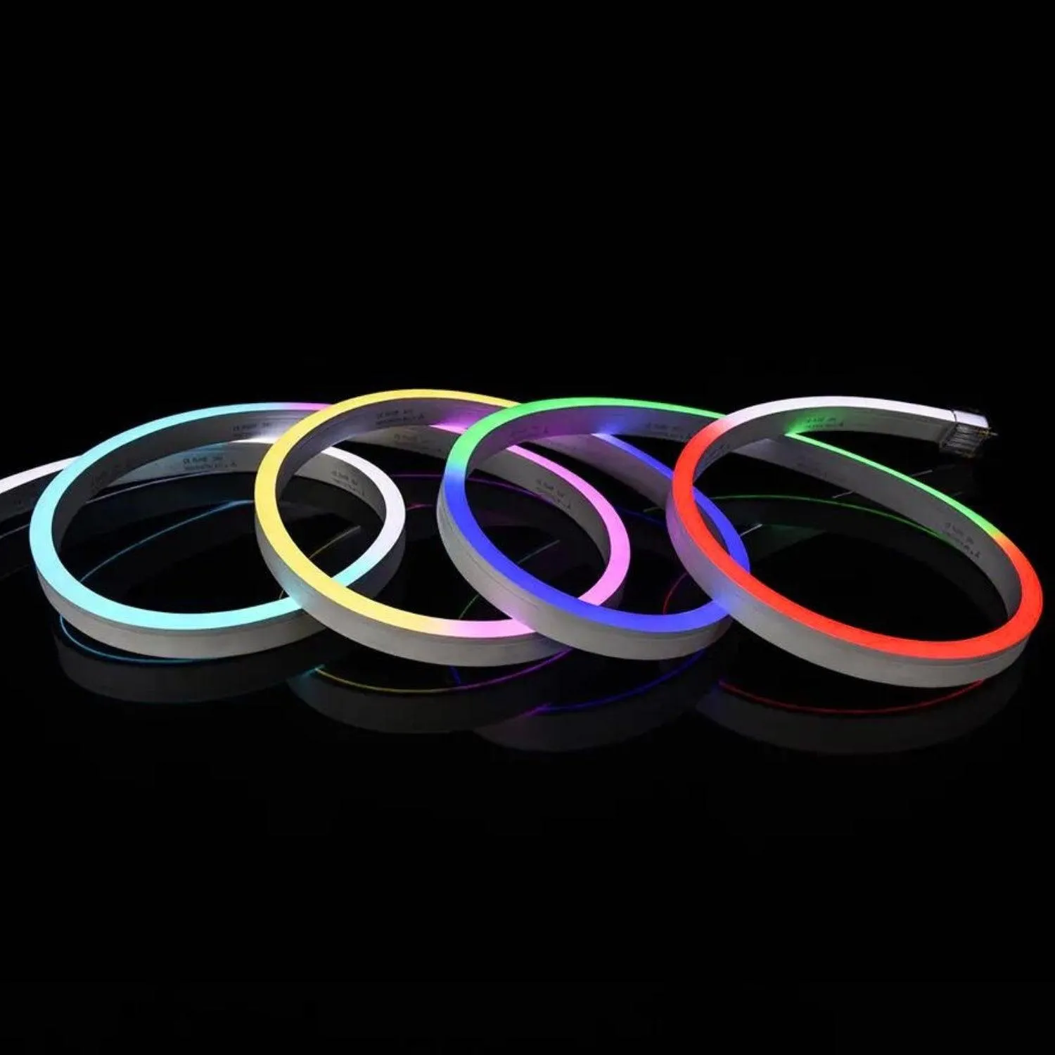 RGB Neon Flex 10x20mm 48V 10x20mm IP67 Waterproof 12.5cm Cut