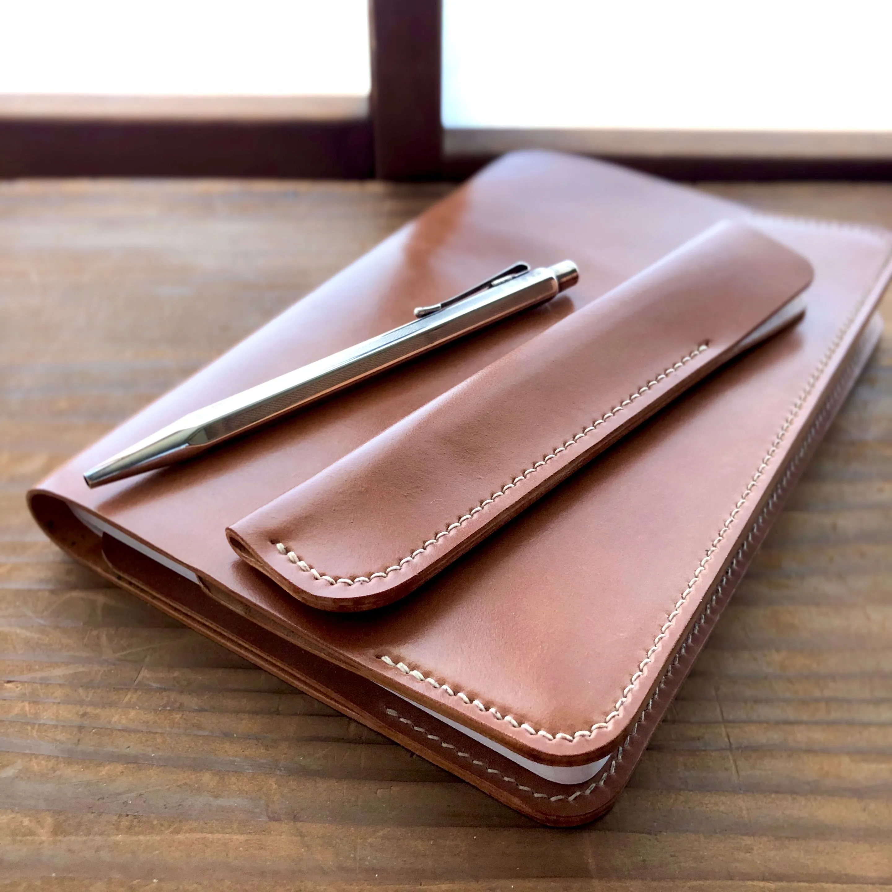 Shell Pen Sheath (Small)【Horween】シェルコードバンのペンシース (Sサイズ)