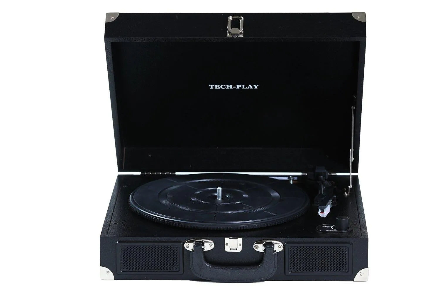 Techplay Odc5e-bk AC-DC Portable Suitcase 3 Speed Turntable With - NEW