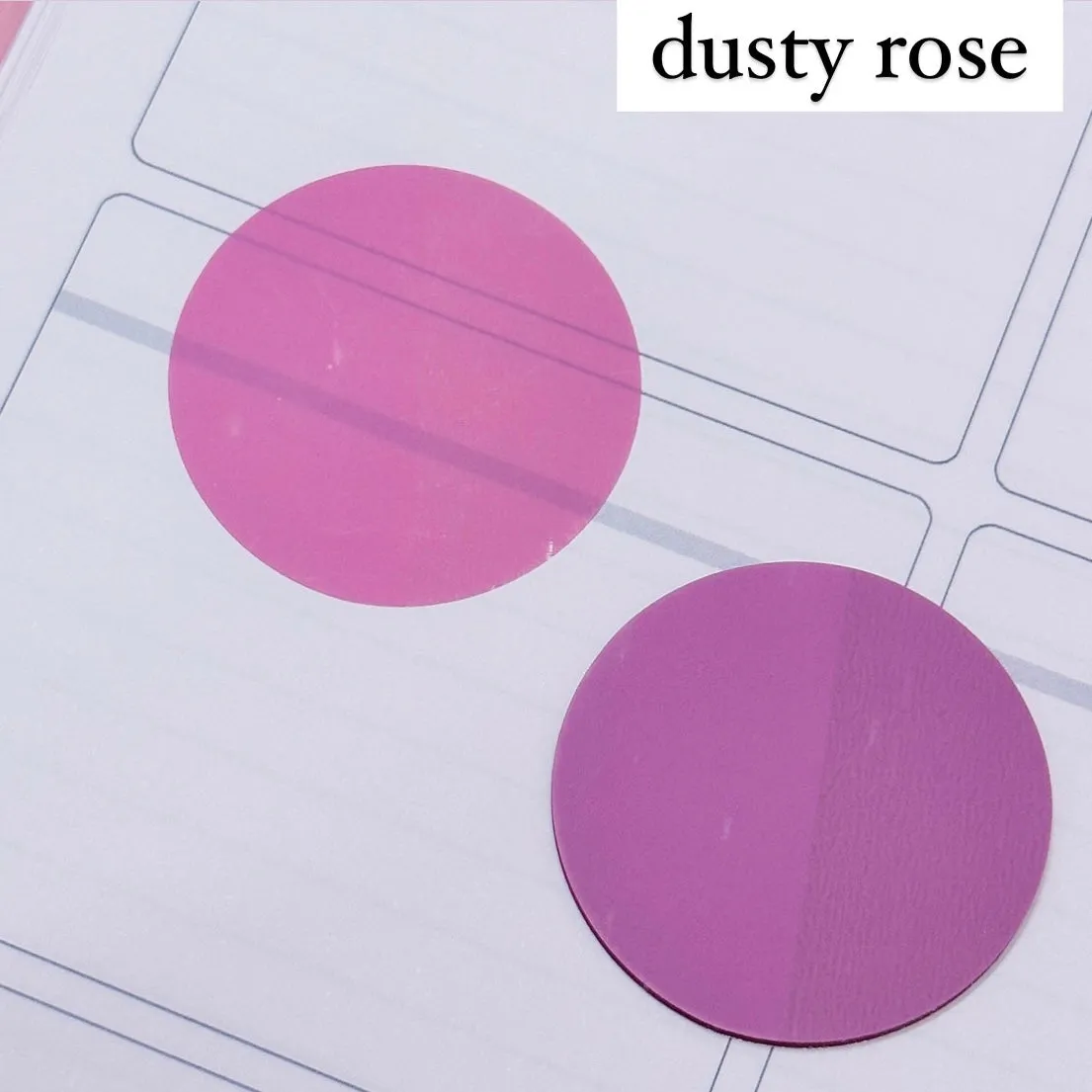 Transparent Sticky Notes - 1.6 x1.6 (ERAS Circles)