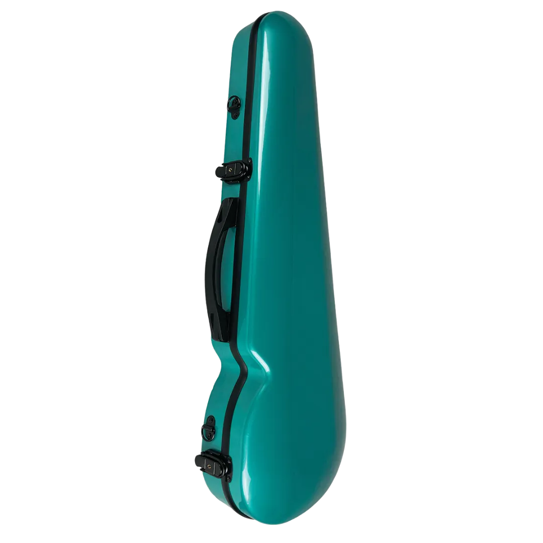 Vivo Polycarbonate Shaped Violin Case 3/4 Teal Green