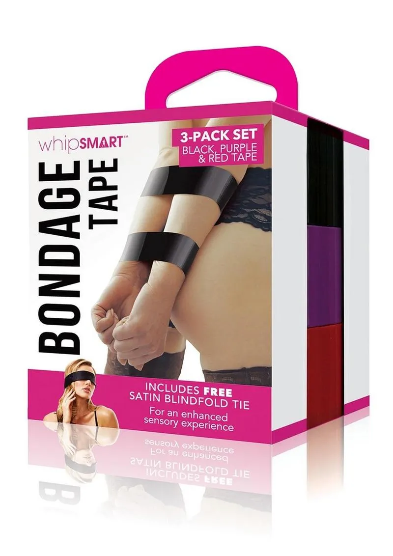 WhipSmart Bondage Tape 150ft with Silky Blindfold