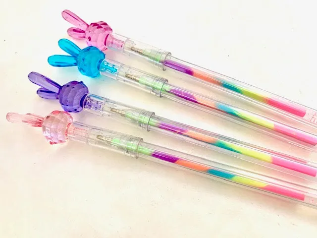 X 222902 RAINBOW RABBIT GEL PEN-DISCONTINUED