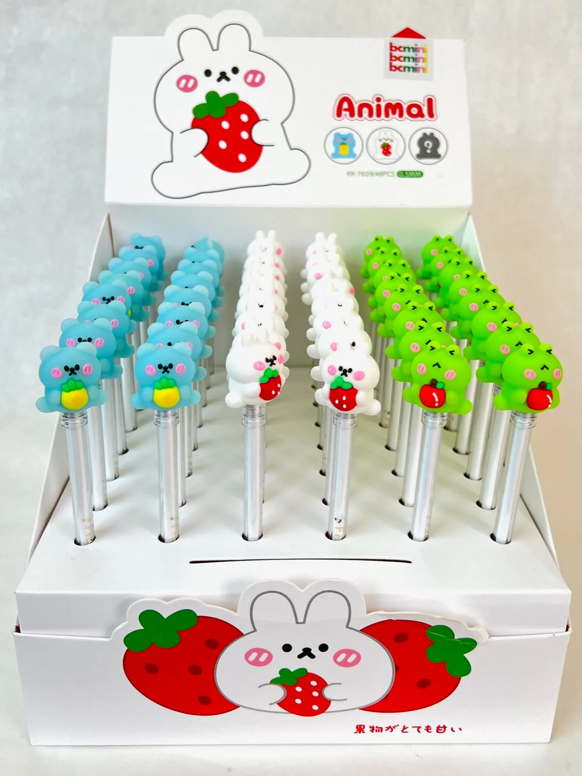 X 22503 ANIMAL FRUIT GEL PEN-DISCONTINUED