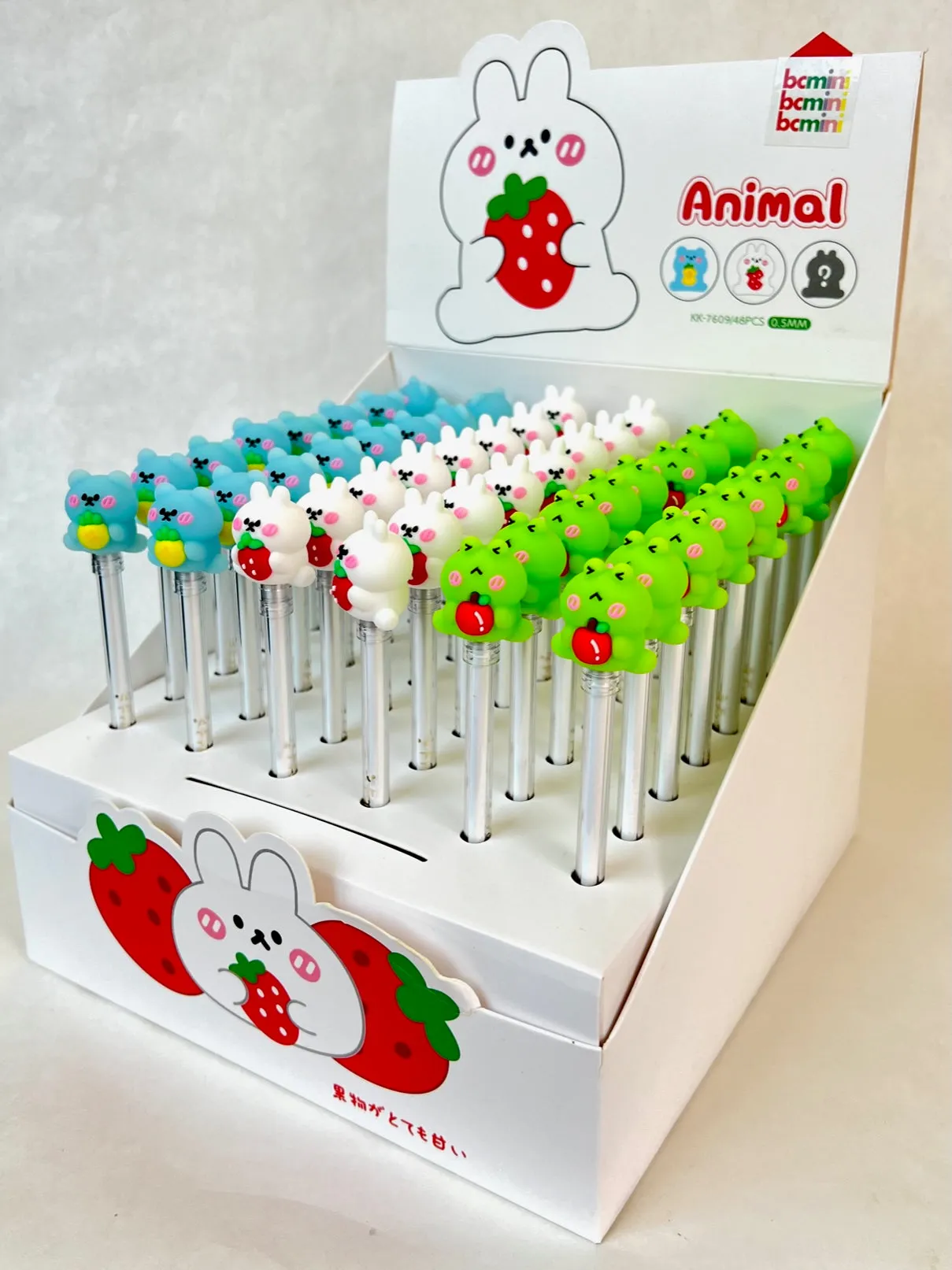 X 22503 ANIMAL FRUIT GEL PEN-DISCONTINUED